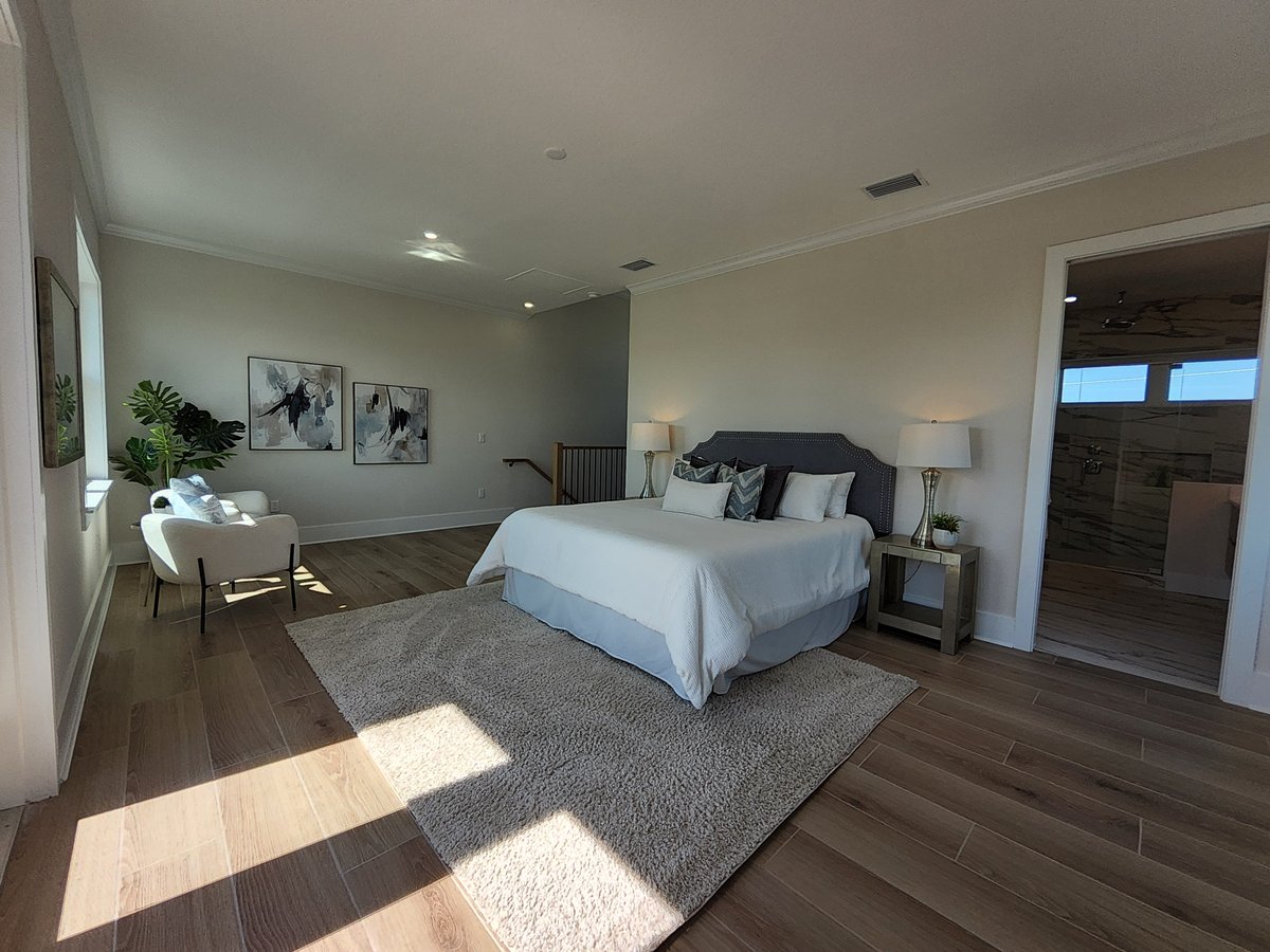 Madeira Beach Townhome elegant master bedroom